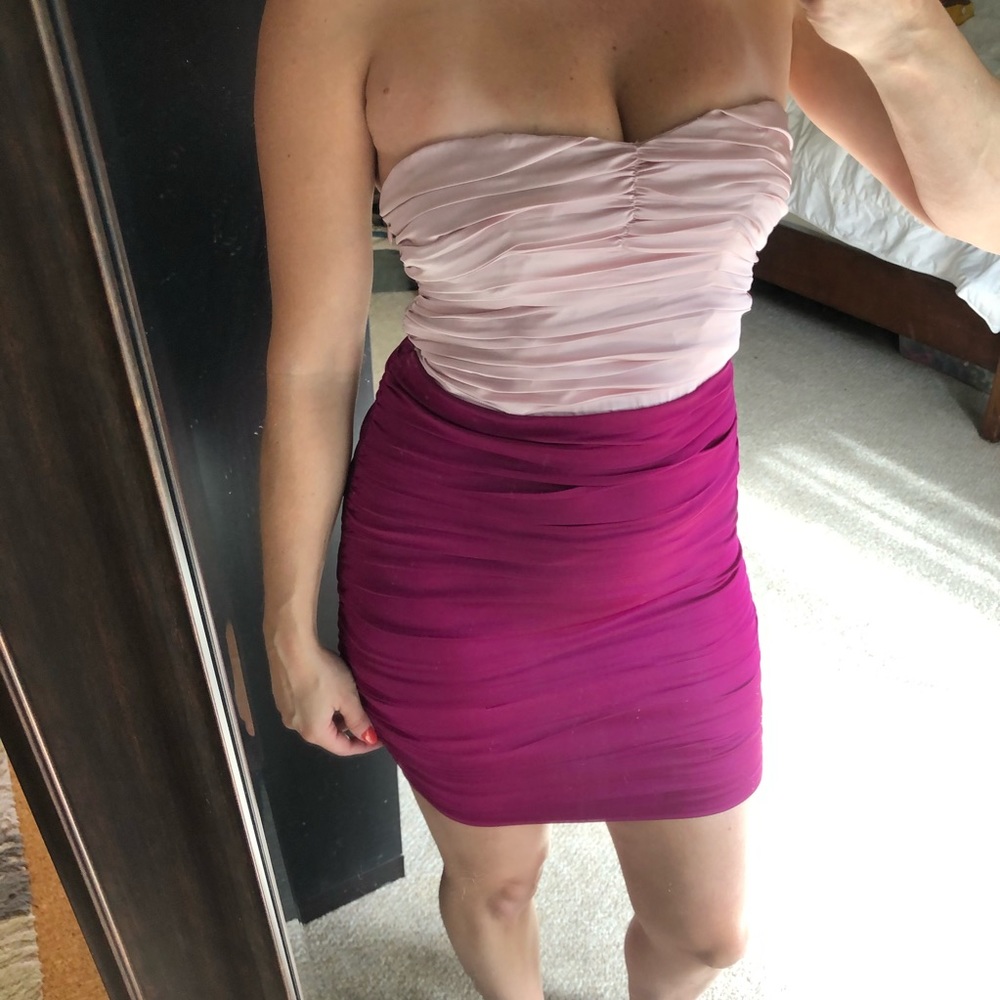 Express mini dress size 0 pink